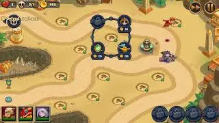Realm Defense World 3 | Level 55 | Weak Heroes | Legendary | No Spells | Sunstorm Sands