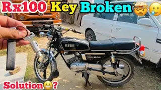 Rx100 key broken in lock | yamaha rx100 | @Ankityaduvanshi1732
