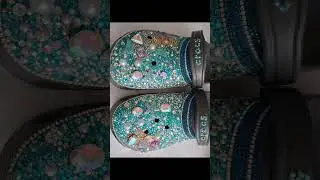 Custom Mermaid Walking Artwork @zoladonsfreshmarket.com #crocs #artpiece #educator #subscribe #gifts