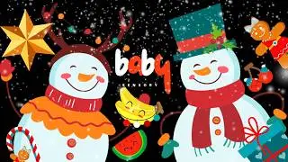 🎄 Snowman Swing & Baby Fruit Dancing ⛄ - First Christmas Sensory Party For Babies 🎅✨🎁