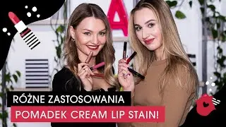 Pomadka nie tylko na ustach? Testujemy HIT Sephora - CREAM LIP STAIN na wiele sposobów! 🤩
