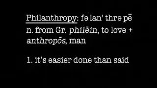 What Is Philanthropy