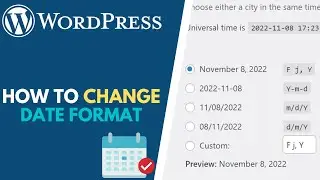 How to Change Date Format in WordPress