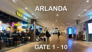 Stockholm Arlanda Airport. Gate 1 - 10