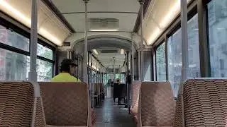 MIVB-STIB: inside BN PCC 7900 tram nr. 7950, route 97