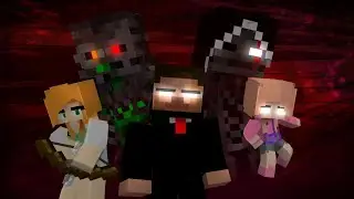 HEROBRINE'S STRONG FAMILY VS WITHER BROTHERS | Best Minecraft Animation | MechanicZ