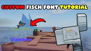Roblox Fisch custom font (text) Tutorial !