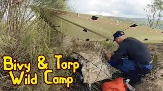 Epic TAS Bivy / Bivvy & Tarp Rainy Wild Camp | Exploring Ku-ring-gai Chase NP-NSW-Australia