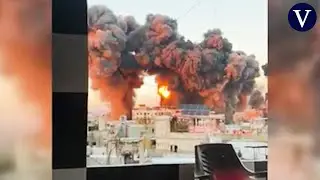 Un vecino de Beirut capta el feroz bombardeo de Israel al cuartel general de Hizbulah