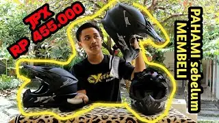 Review JUJUR Helm JPX Fox1 hitam doff polos adventure trail cross supermoto motocross grasstrack