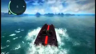 Just Cause 2 Drunk boat driver