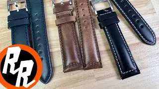 Распаковка новых кожаных ремешков StrapHabit Horween!