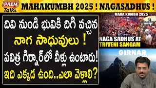 పవిత్ర గిర్నార్ నుండి వచ్చే నాగ బాబాలు! Naga sadhus from Girnar! Mahakumbh 2025! | #premtalks
