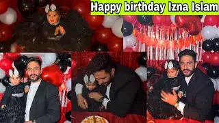 Meri Shehzadi Ka Pehla Birthday 🎉 | Izna Islam 1st Birthday Celebration 🥳 | Noor Khan Vlog