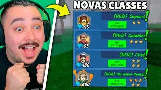 NOVAS CLASSES EM 99 NOITES NA FLORESTA!! | ROBLOX