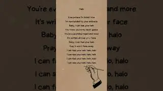 Halo - Beyonce (Lyrics) #music #trending #song #songlyrics #shortlyrics #nostalgic