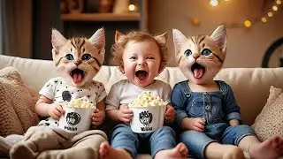 These Baby Kittens Are Laughing Louder Than Humans!#LaughingKittens #ToddlerCats #TooFunny #Public