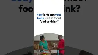 how long can your body last without food and drink? #thenextw #shorts #noteating
