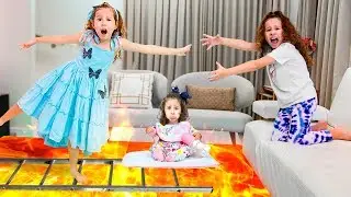 Valentina salva irm&atilde; (THE FLOOR IS LAVA) VALENTINA BEB&Ecirc;