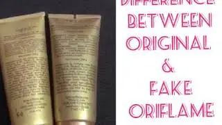 Difference between original and fake  oriflame products