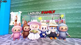 Labubu family escape run obby |obby roblox walkthrough no death