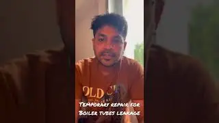 Boiler leakage temporary repair