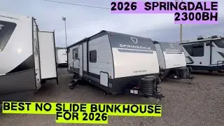 Лучший двухъярусный домик без горок на 2026 год! Keystone Springdale 2300BH 2026 года.