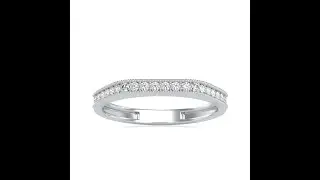 Half Eternity Platinum Diamond Engagement Ring JL PT 0631 - Jewelove