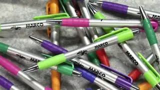 Imprinted Pens - Silver Element Ballpoint Pens - MARCO