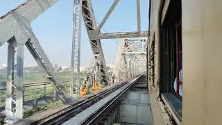 Gujarat Express Departed at Bharuch Junction and Smoothly passed on Narmada Bridge