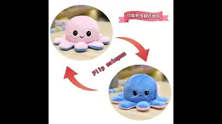 Reversible Octopus Plush toy