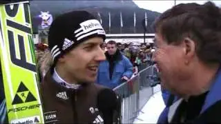 Skisprung TV -Interview mit Simon Ammann- 4Schanzentournee - 01.01.2010