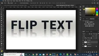 How To Flip Text in Photoshop