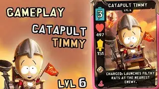 Gameplay Catapult Timmy Lvl 6 | South Park Phone Destroyer