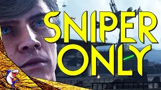 SNIPERS ONLY CHALLENGE! | Star Wars Battlefront ( Challenges & gameplay )