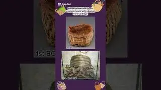 Roman basket + mosaic with basket #archeology #rome #basket #egypt #art