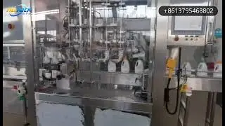 Automatic bottle tracking servo filling capping machine/Linear continuous filling capping machine