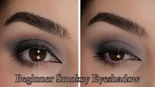 How To Beginner Matte Smokey Eyeshadow Tutorial No False Lashes