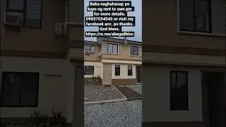 Lia Townhouse at Lancaster New City Cavite. #renttoownhouses #bankfinancing #goodforInvestment
