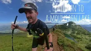 KAT100 trail run around a beautiful mountain lake