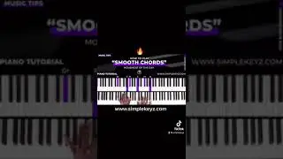 Learn to play SMOOTH chords #shorts #simplekeyz