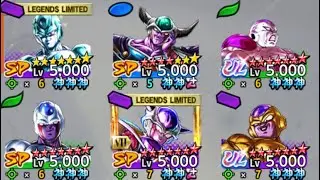 RUNNING A FULL FRIEZA FAMILY TEAM IN PVP! | Dragon Ball Legends 