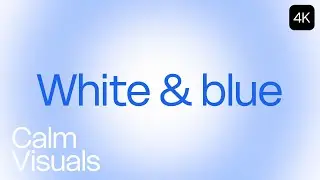 White Noise Gradient Aura 4K | 4 hours | Aesthetic | focus background | Calm Visuals
