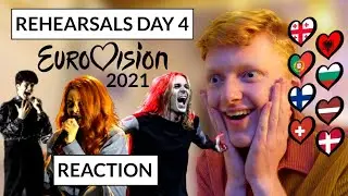 ESC 2021 DAY 4 OF REHEARSALS | Music student's first reaction ✨