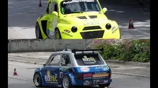 AUTO SLALOM  FIAT 500 PROTO v.s.FIAT 126 PROTO / ST.LEONARD-PASSEIERTAL   ( HD )
