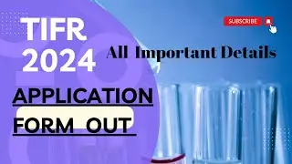 TIFR 2024 Application Form Out #TIFR 2024  #Exam Date #syllabus #advantages  Exam pattern