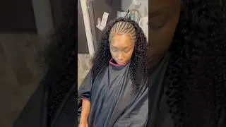 Half Sew-in, No Leave Out! #sewin #braids #mochamakeover #curlyhair #protectivestyles