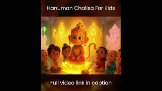Hanuman Chalisa for Kids (Part 5)  #hanumanchalisa #baby #kidsdevotion #cutebaby #babyhanuman #love