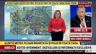 Prognoza meteo. Vremea se mai &icirc;ncălzește, &icirc;nsă nu scăpăm de ninsori