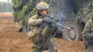 U.S. Army Soldiers assigned to Ares Company, 1st Battalion, 66th Armor